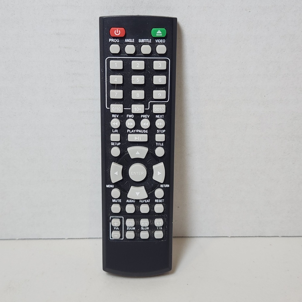 ONN XL-6046 Remote Control Onn HDMI DVD Players Replacement AA Battery OEM Black